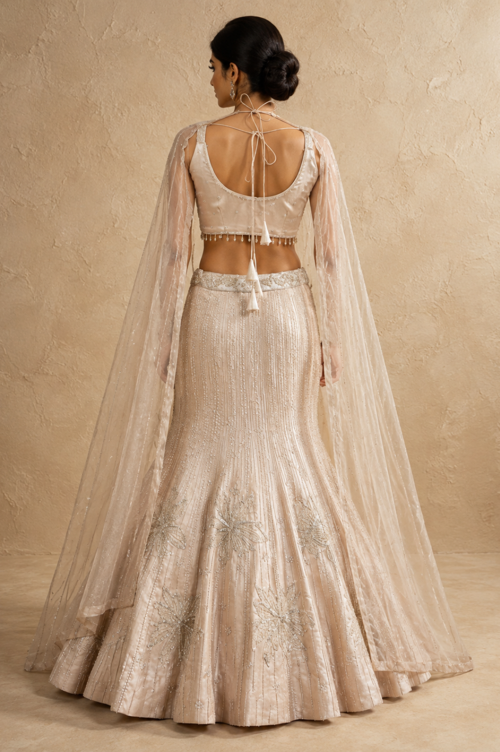 Celestine | Cutdana & Crystal Embellished Lehenga