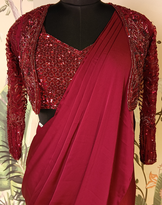 Crimson Charm Drape
