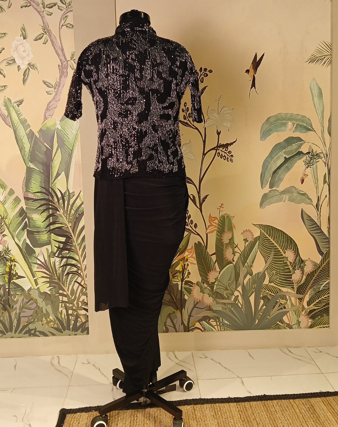 Midnight Glimmer Drape