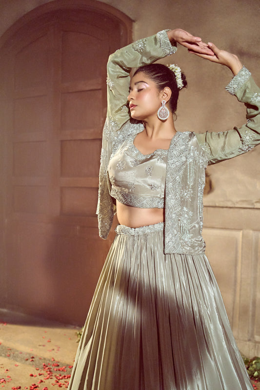 Twilight Tassel Lehenga