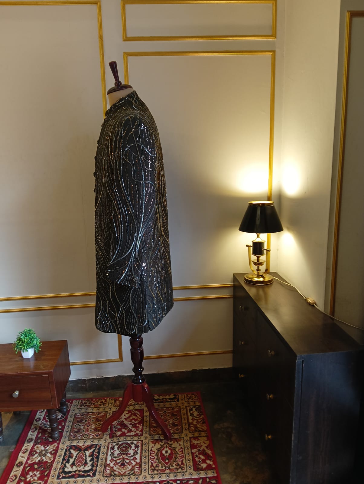 Noir Radiance Indo-Western Set