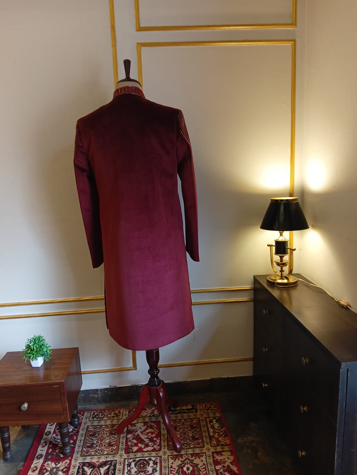 Regal Ember Zardosi Sherwani