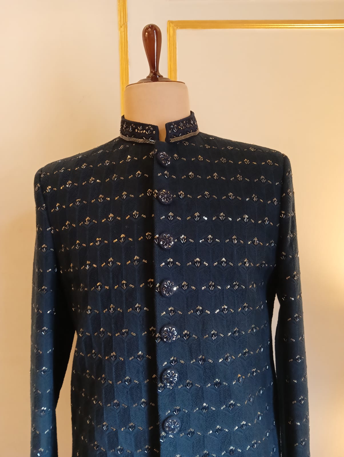 Azure Charm Chikankari Kurta Set