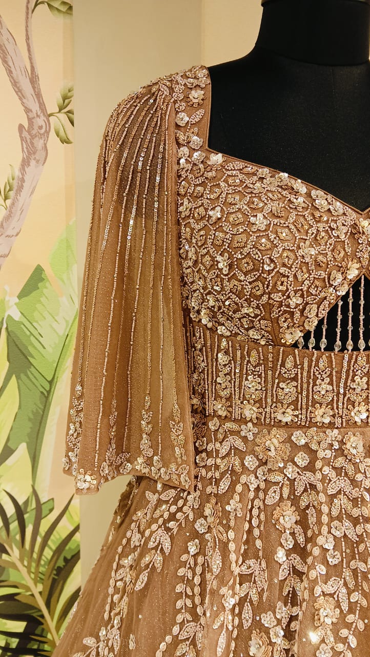 Bronze Whisper Gown