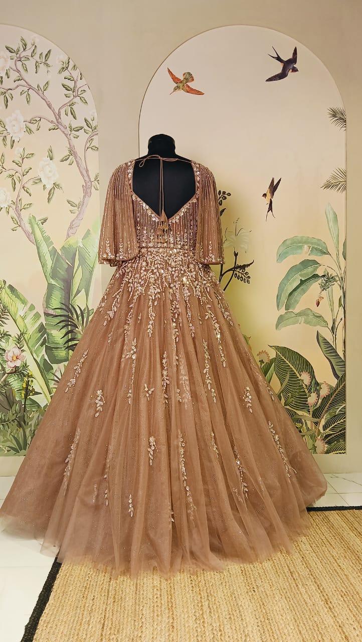 Bronze Whisper Gown