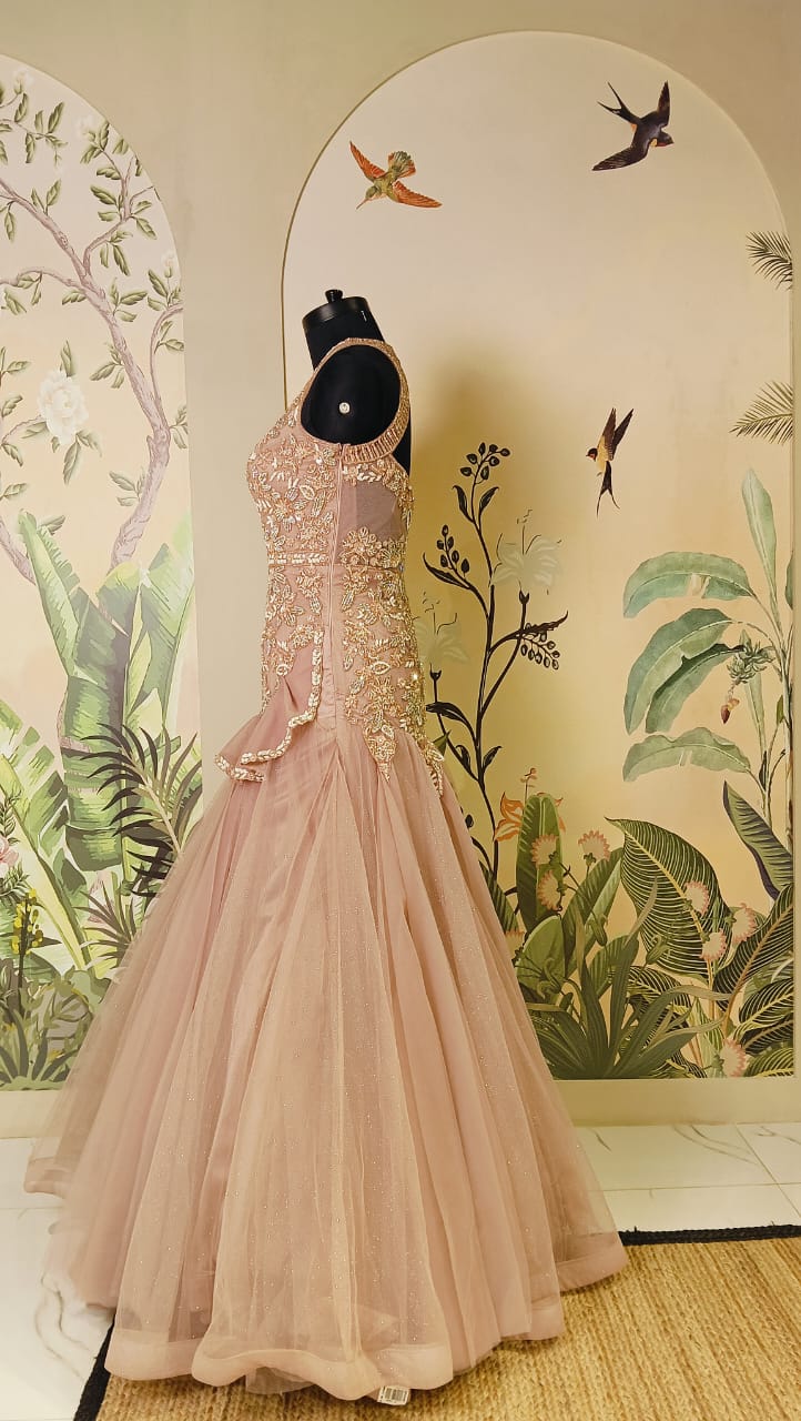 Blush Glint Gown