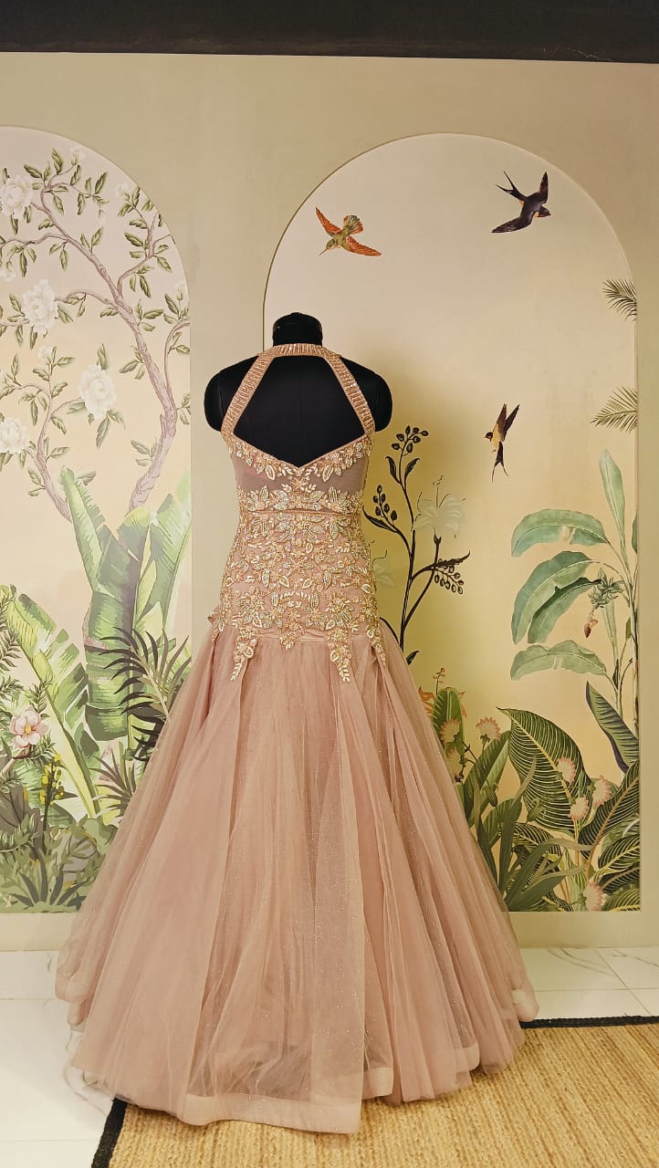 Blush Glint Gown