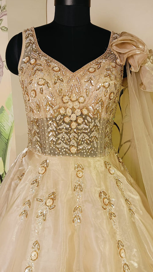 Champagne Allure Gown