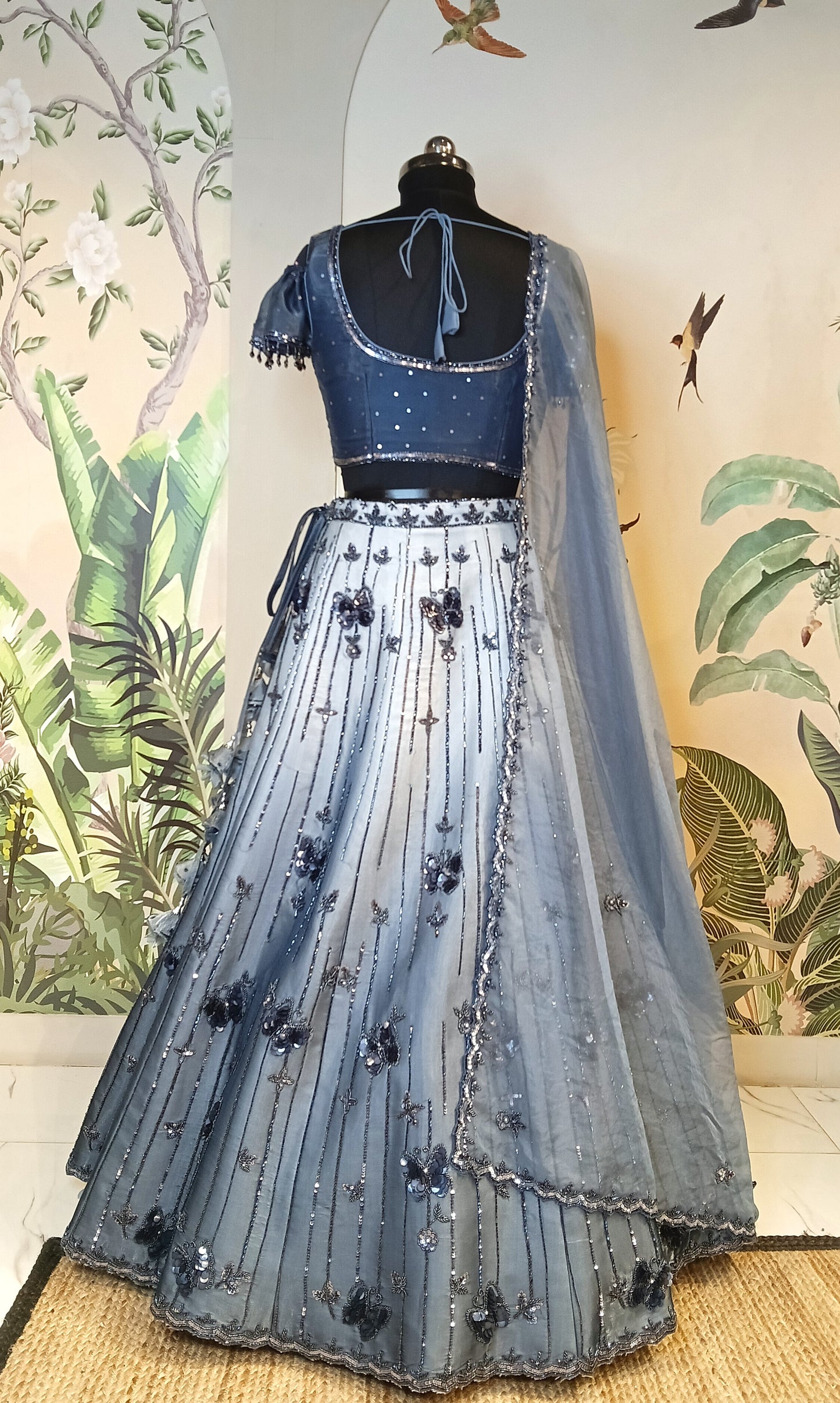 Midnight Spark Lehenga