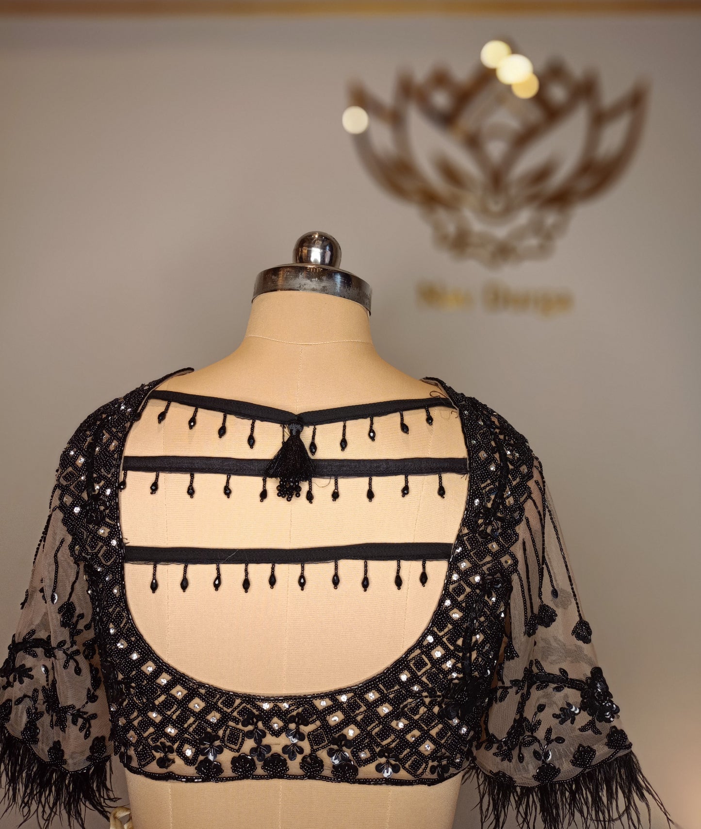 Midnight Gold Drape