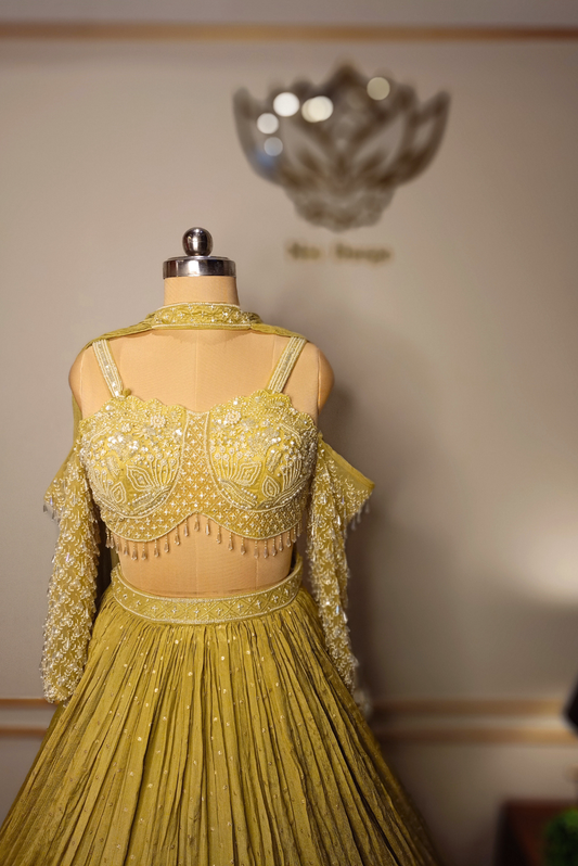 Chartreuse Silk Bloom