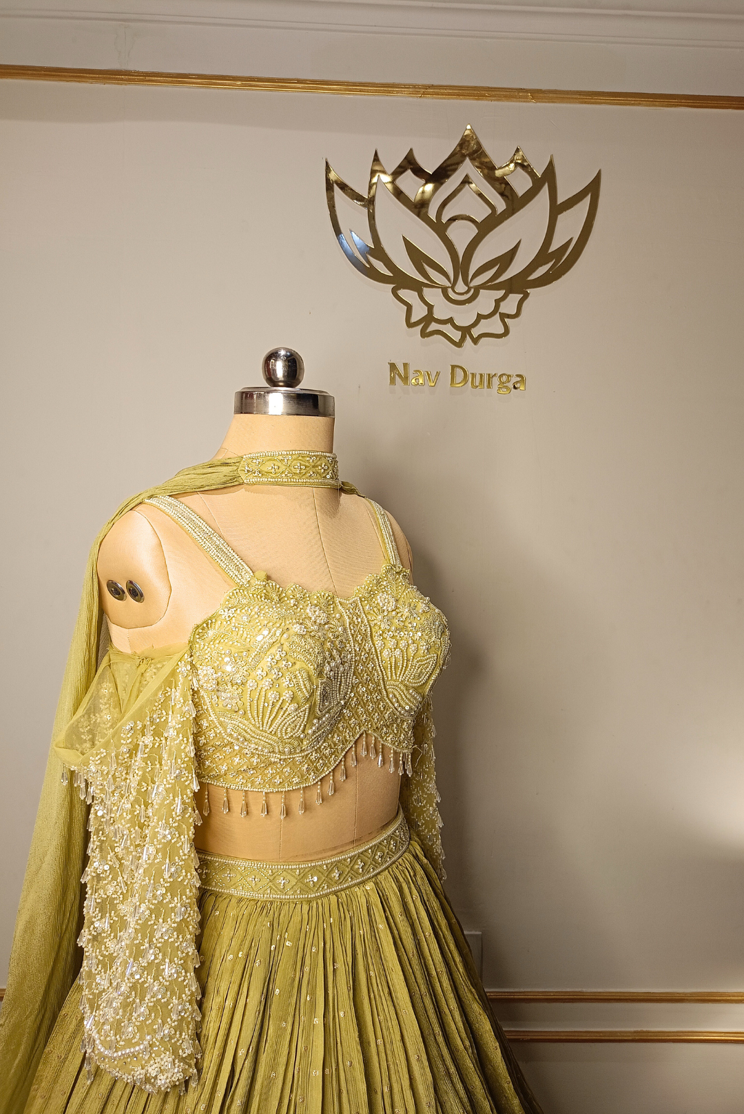 Chartreuse Silk Bloom