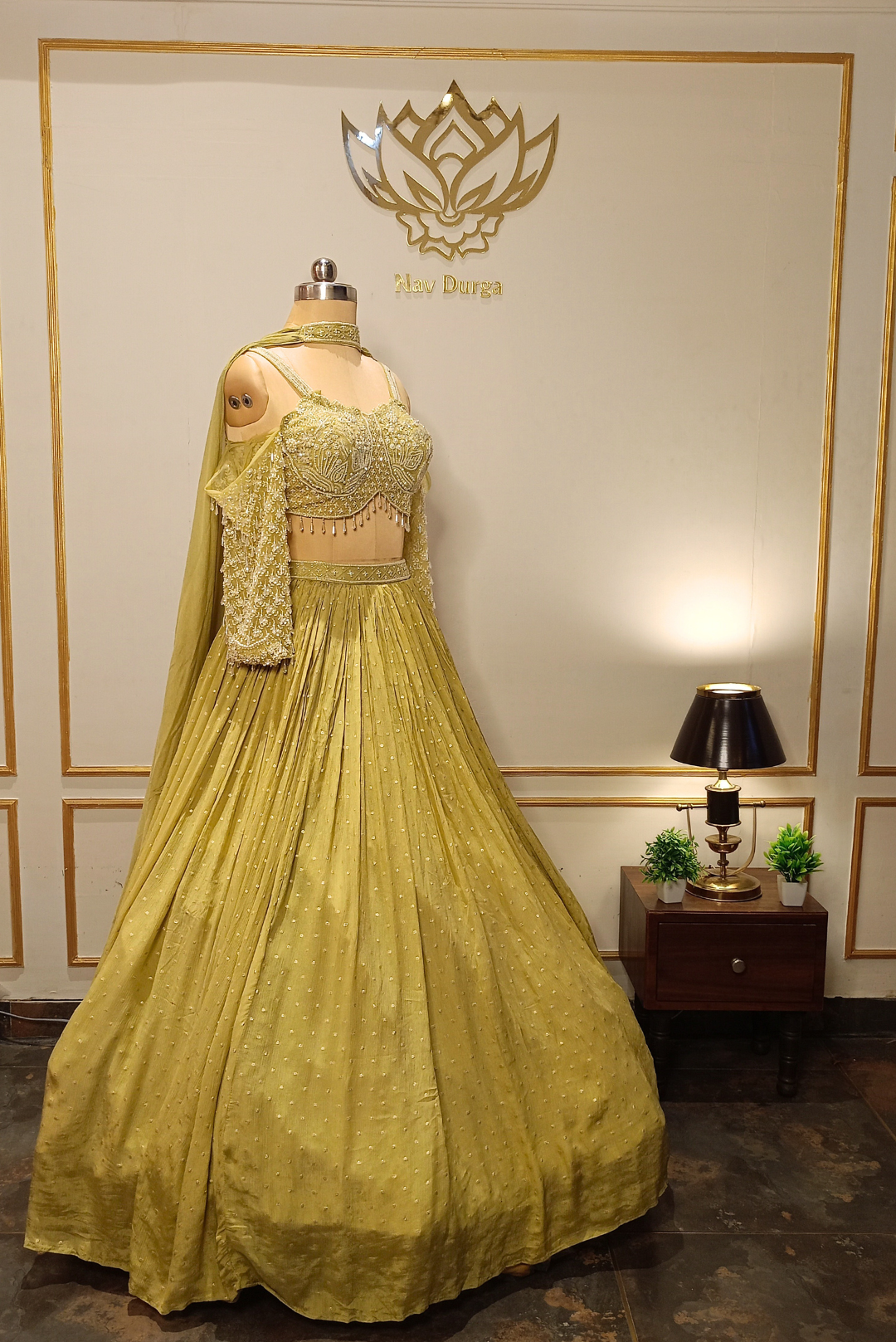Chartreuse Silk Bloom