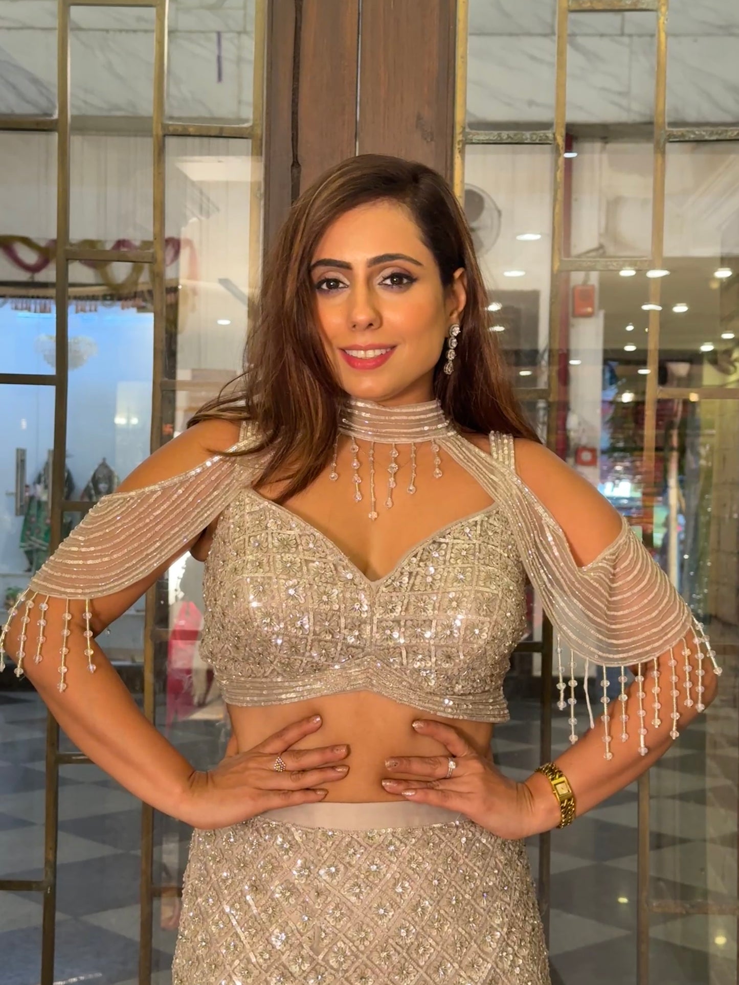 Sparkle Wave Lehenga