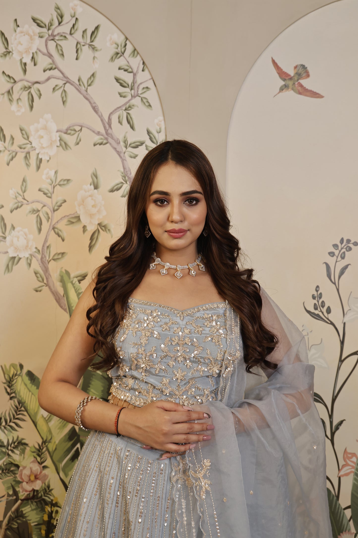 Blue Mirage Lehenga