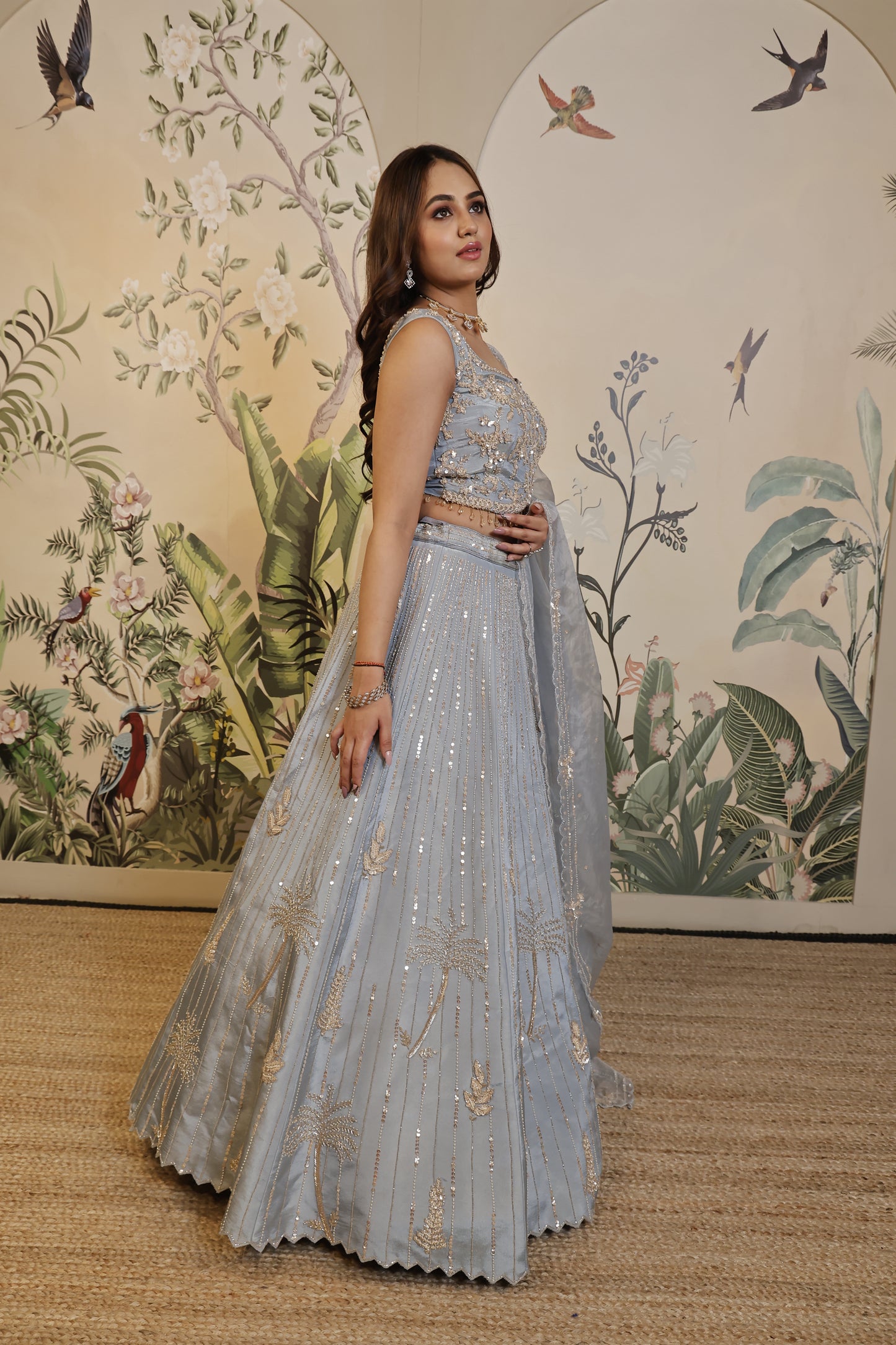 Blue Mirage Lehenga