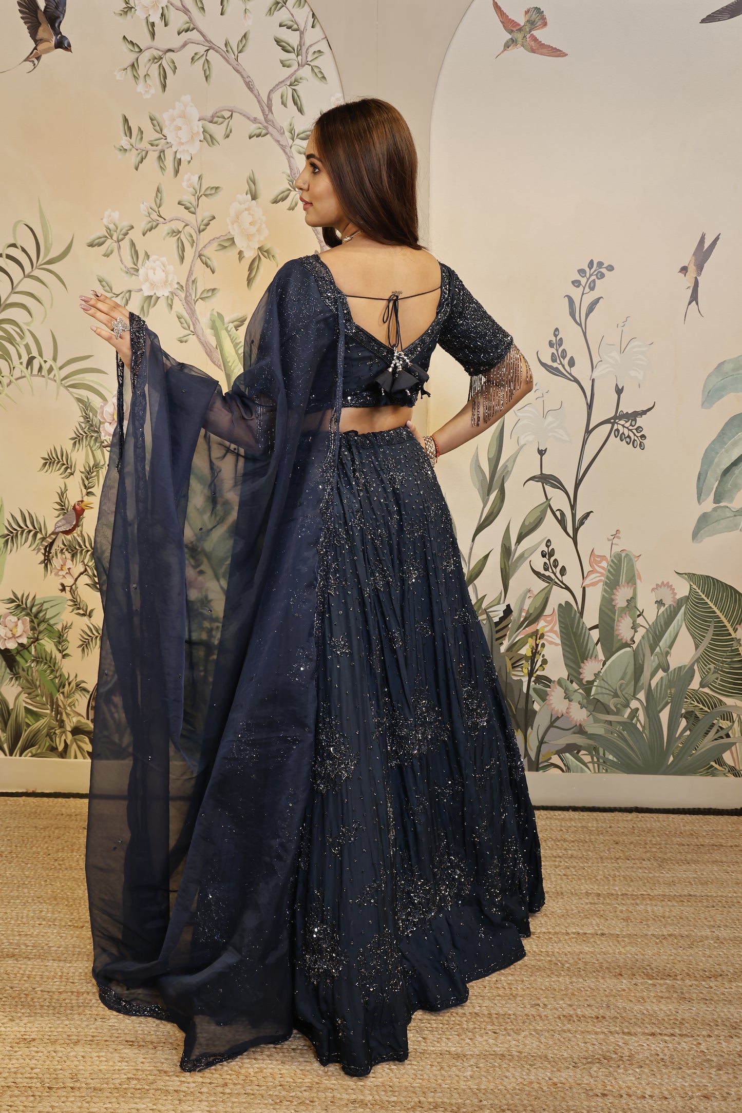Navy Tassel Tale
