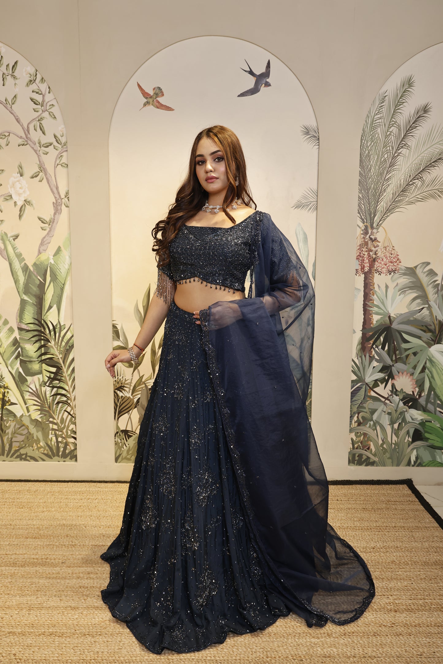 Navy Tassel Tale