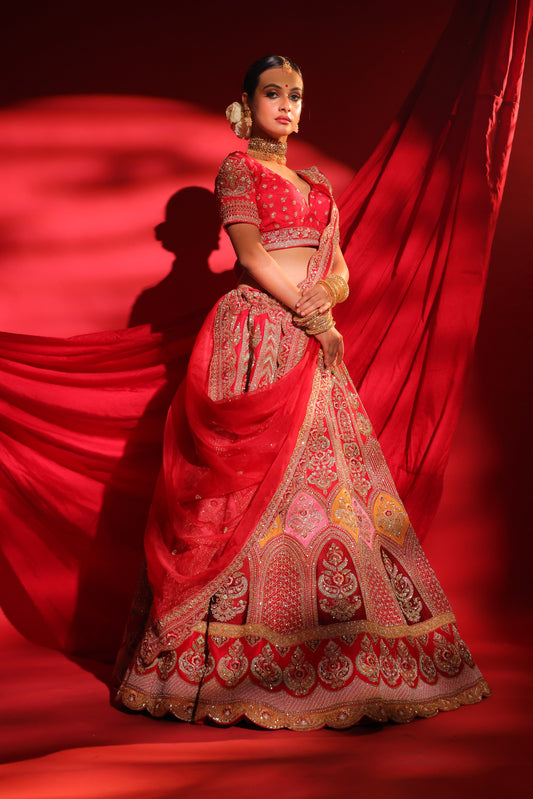 Silken Grace Lehenga