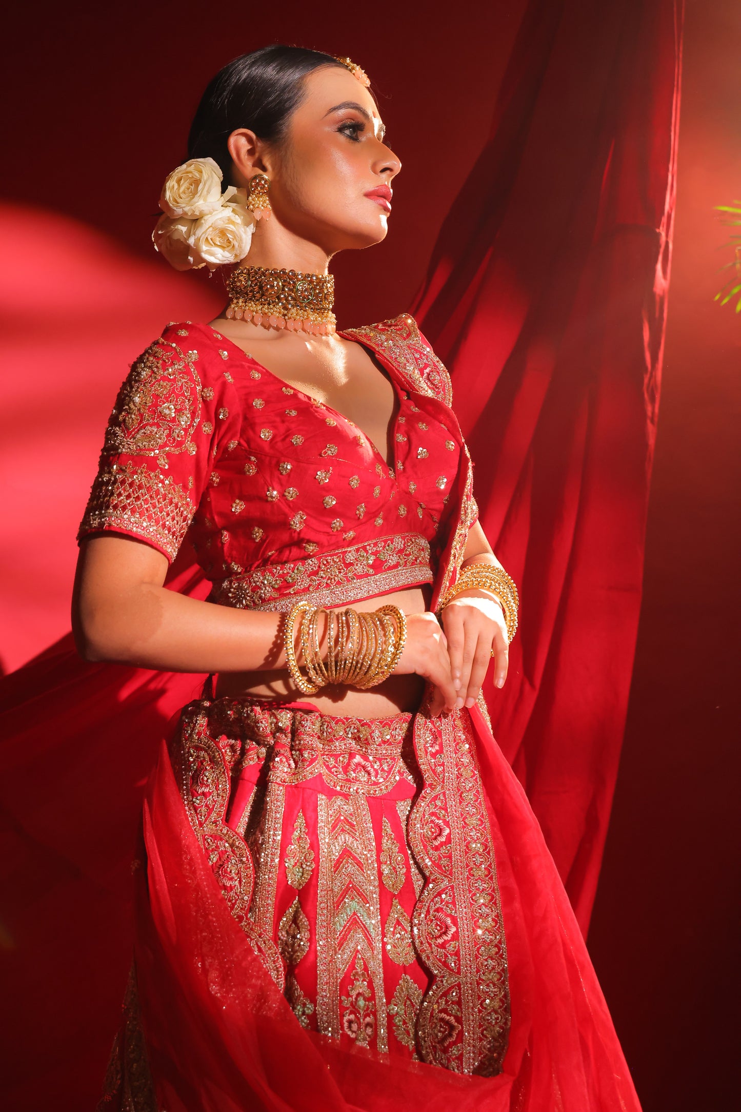 Silken Grace Lehenga