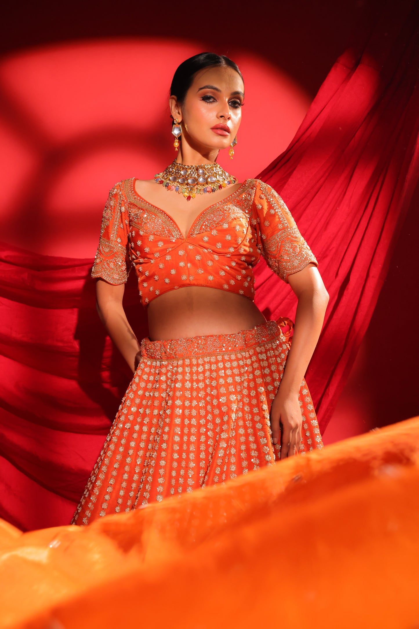 Bridal Rust Lehenga
