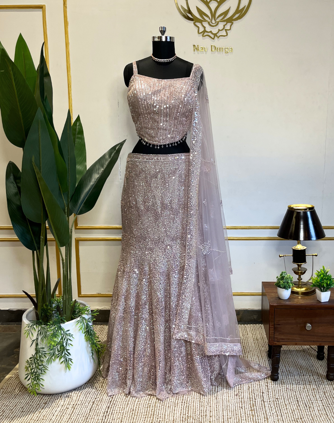 Starlit Gold Lehenga