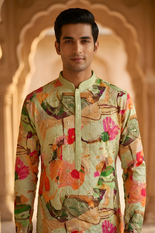 Silk Storyline Kurta