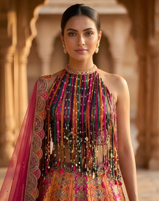 Tassel Glow Lehenga