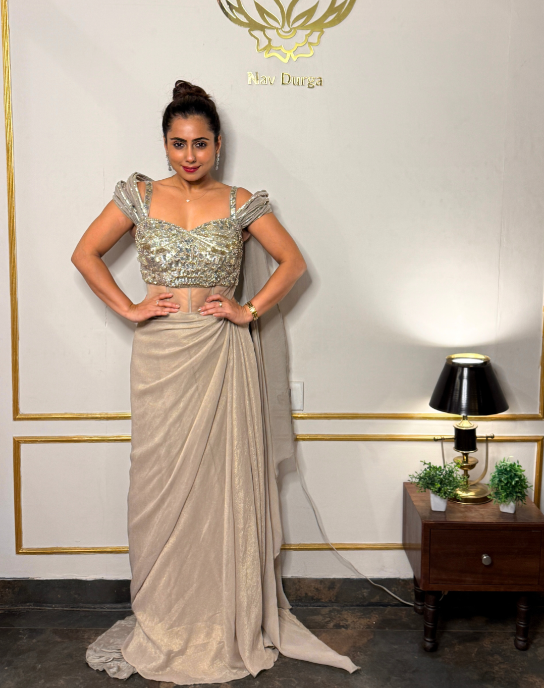Champagne Glow Gown