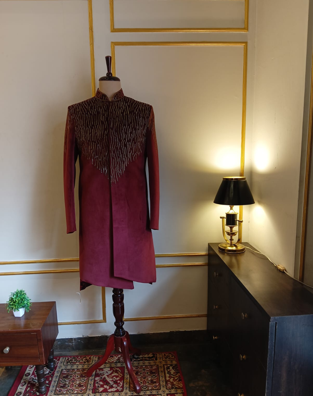 Regal Ember Sherwani