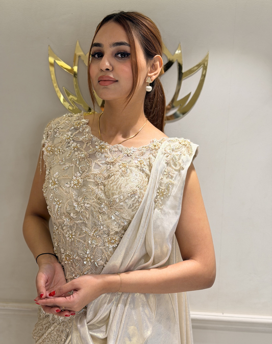 Ivory Edge Lehenga