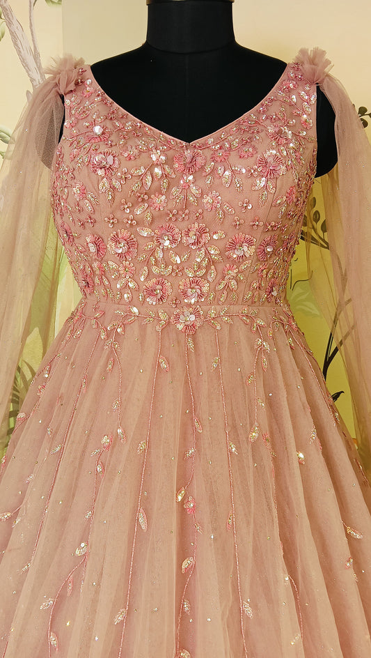 Lavender Whisper Gown