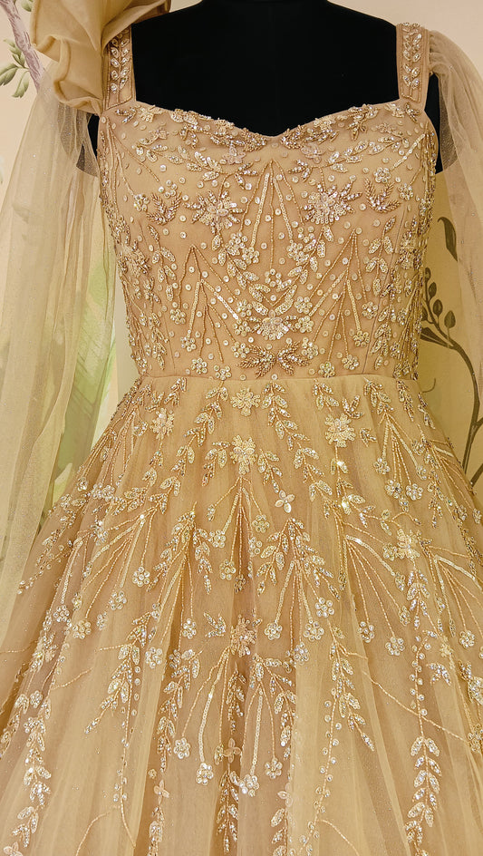 Golden Gown Glamour