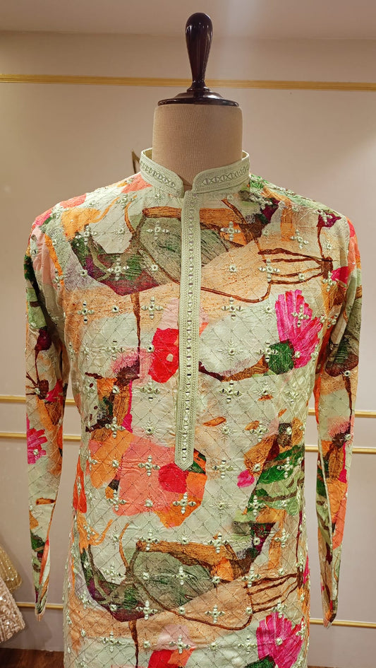 Silk Storyline Kurta