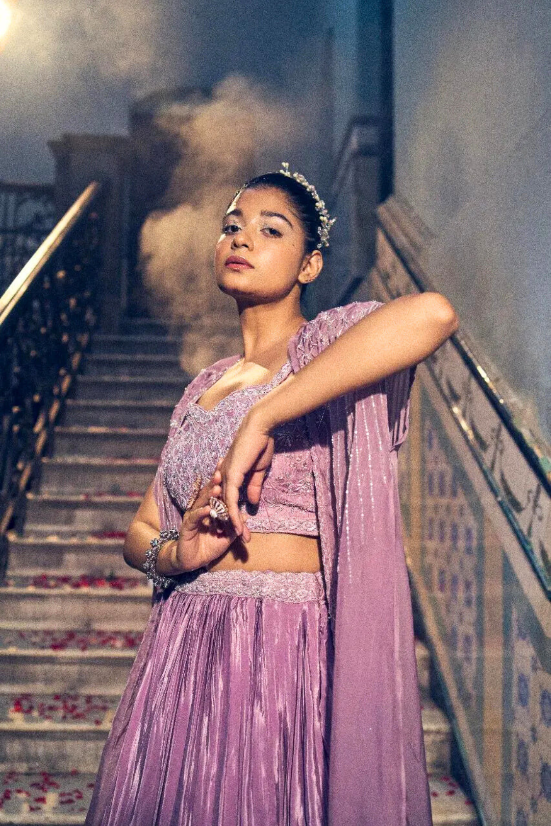 Purple silk muse