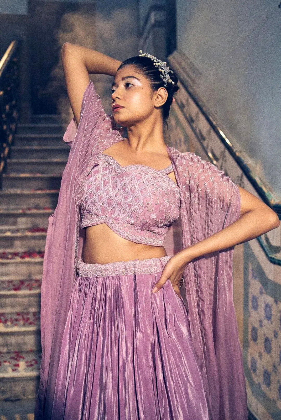 Purple silk muse
