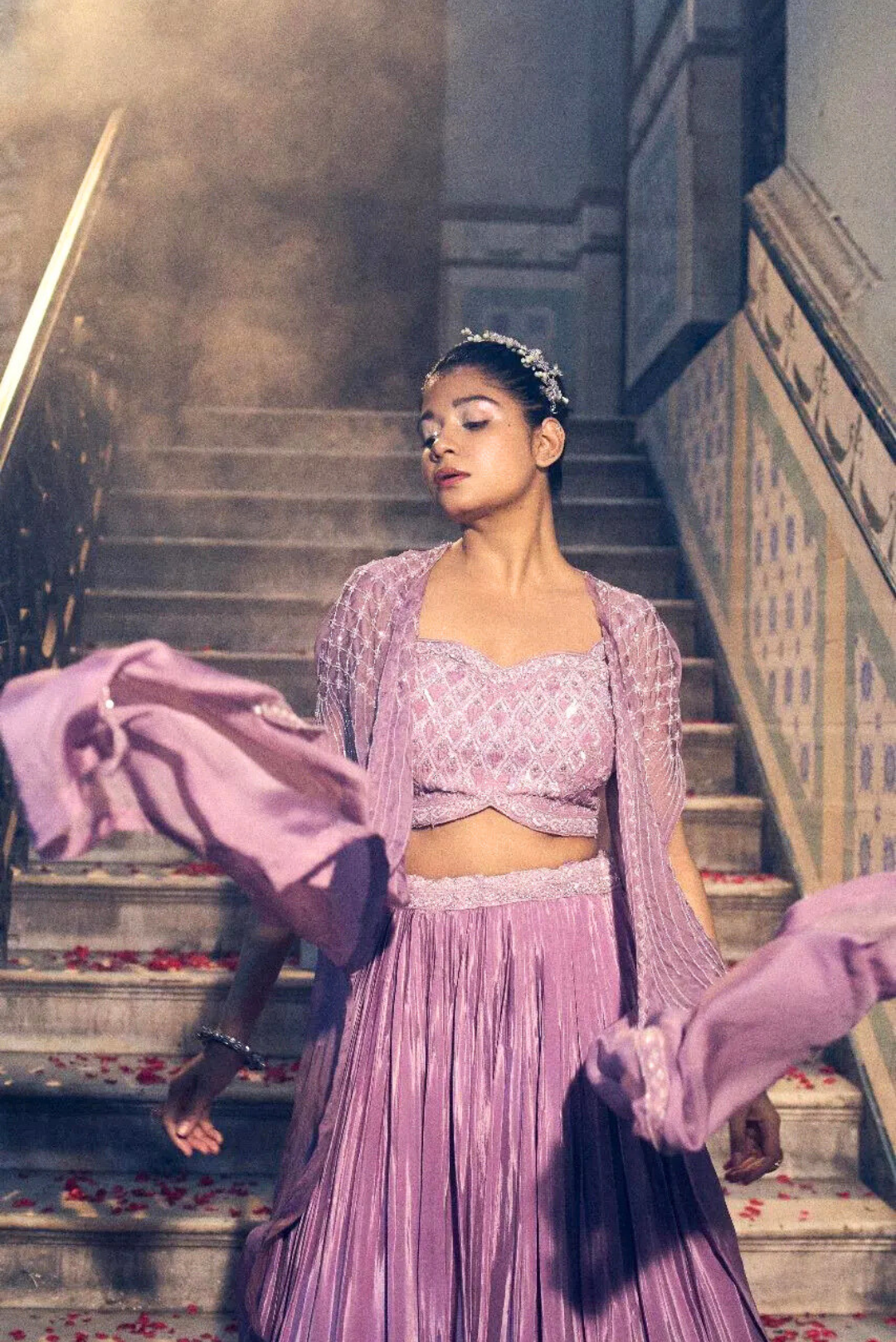 Purple silk muse