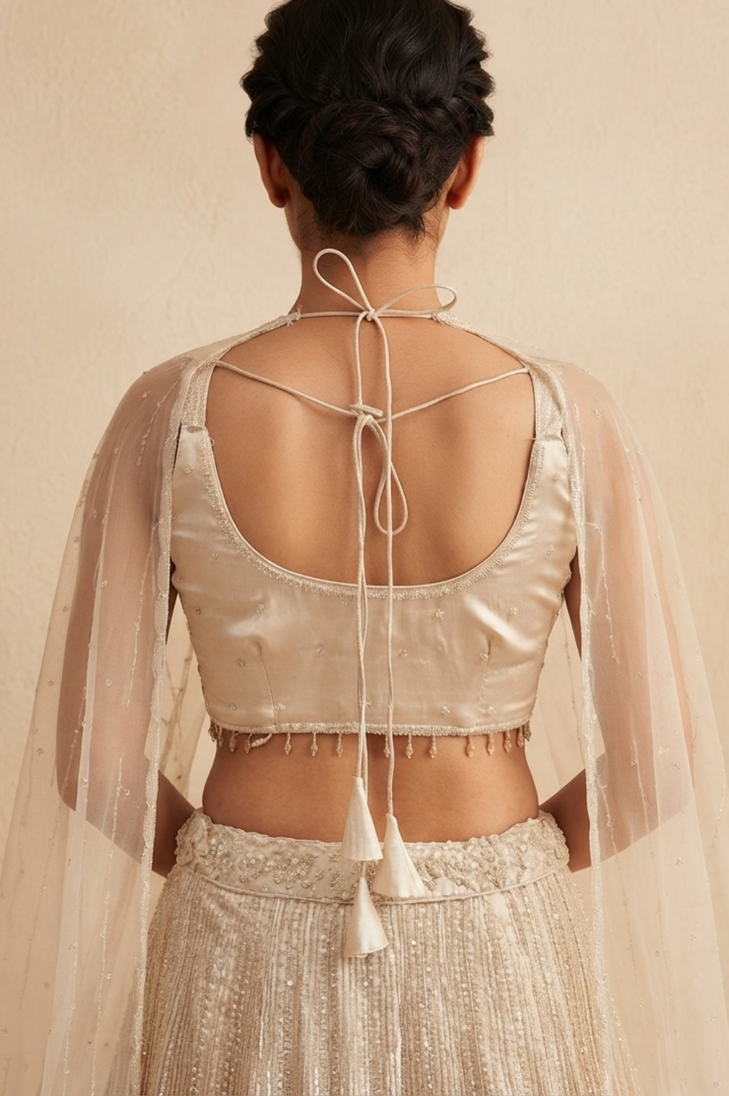 Celestine | Cutdana & Crystal Embellished Lehenga