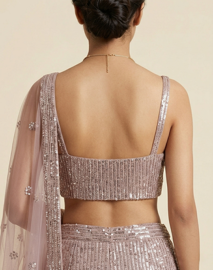 Starlit Gold Lehenga