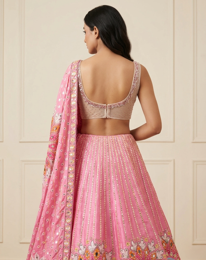 Pink Silk Statement