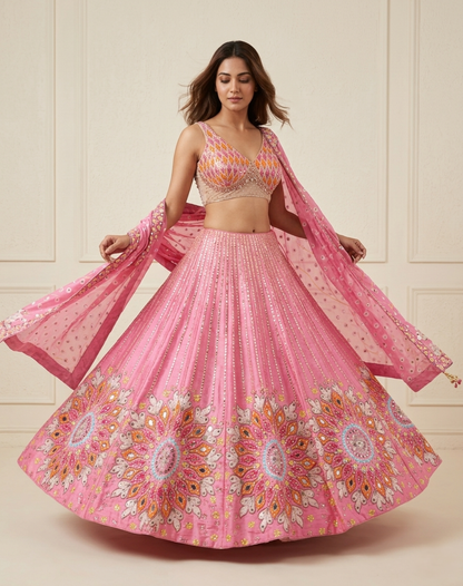 Pink Silk Statement