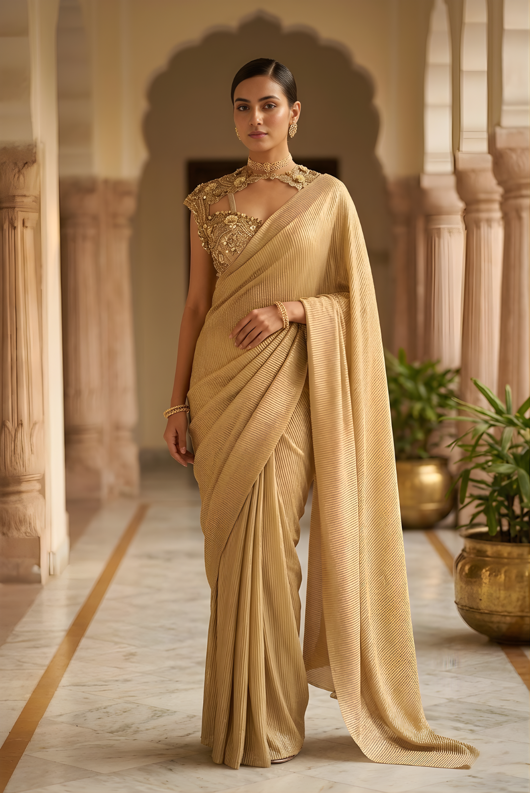 Sculpted Architectural Drape