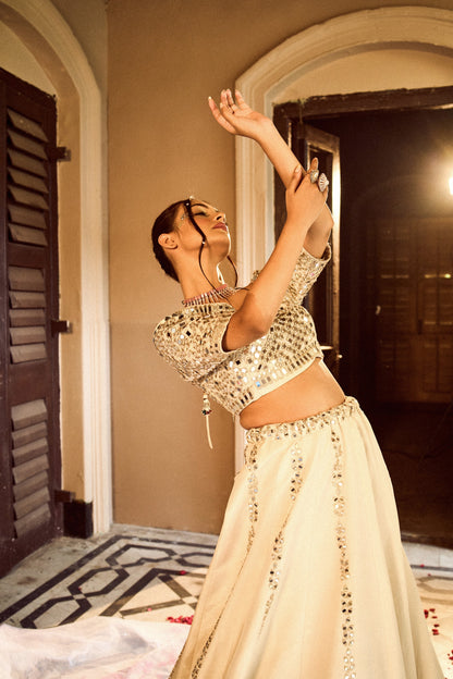 Mirror Work Lehenga