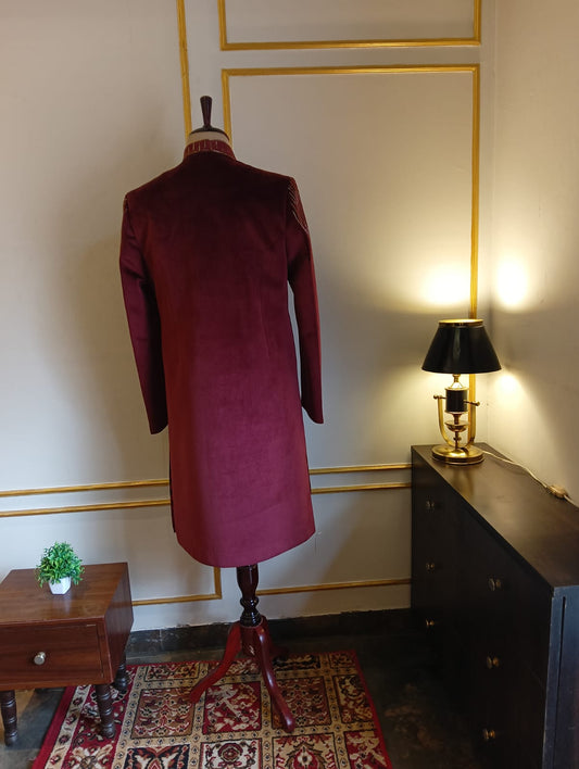 Regal Ember Zardosi Sherwani