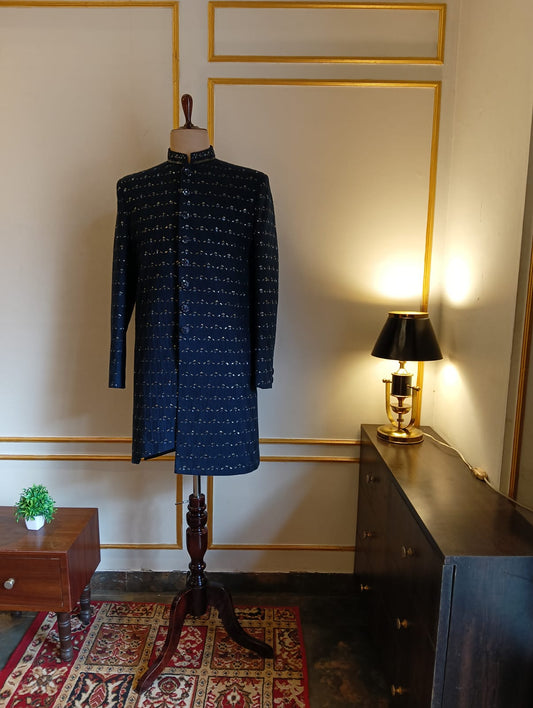 Azure Charm Chikankari Kurta Set