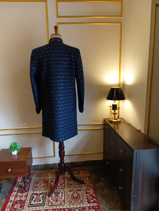 Azure Charm Chikankari Kurta Set
