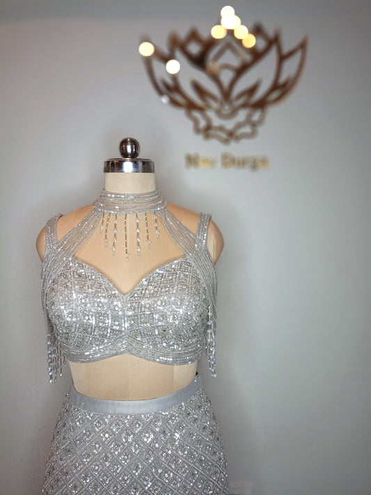 Grey Fishcut Glam
