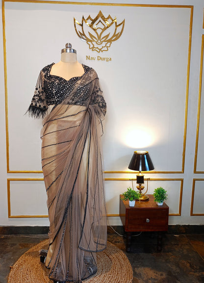 Midnight Gold Drape
