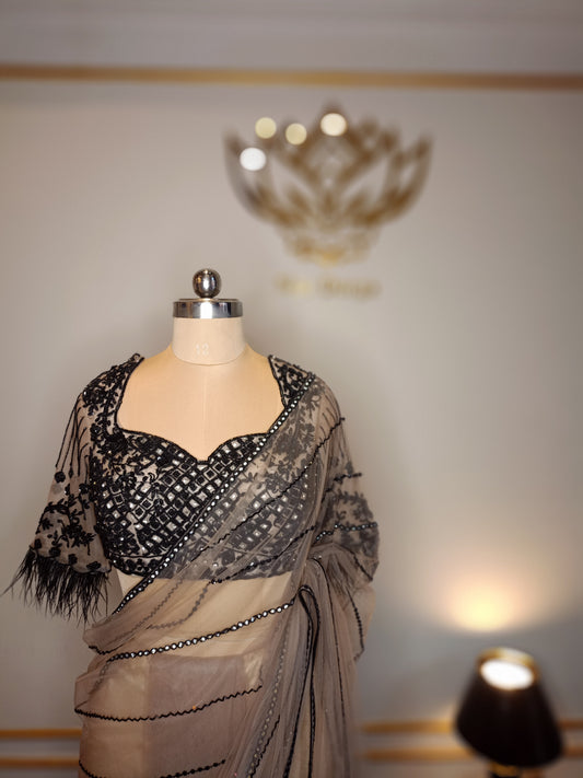 Midnight Gold Drape