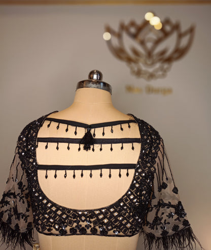 Midnight Gold Drape